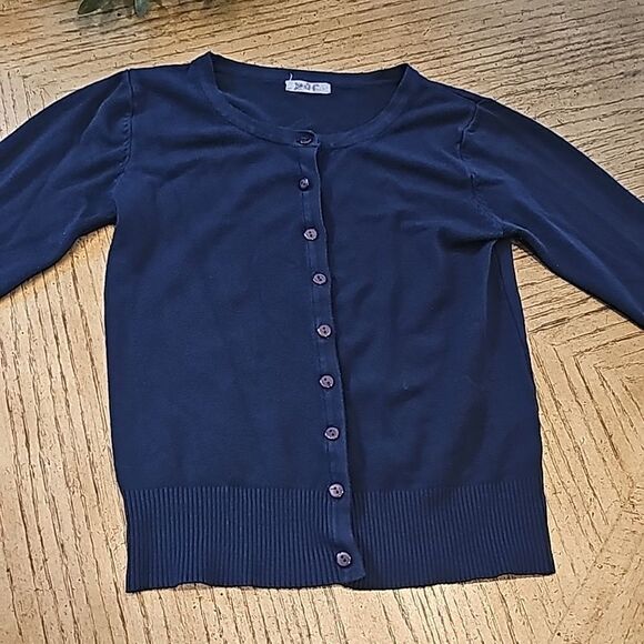 Navy cardigan jacket size S - Picture 9 of 9